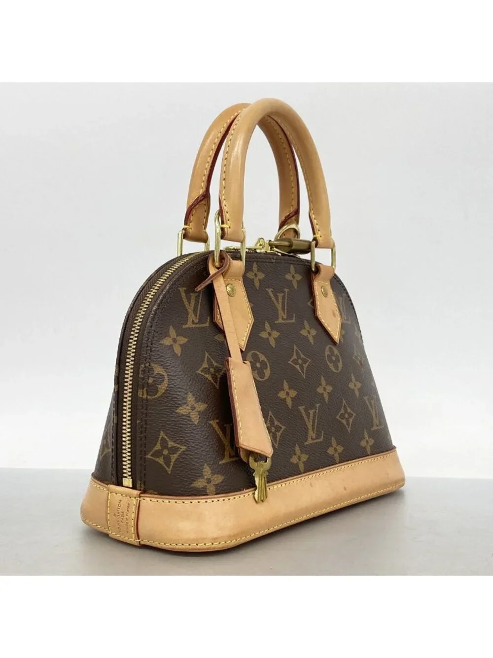Louis Vuitton Monogram Alma BB Brown Handbag